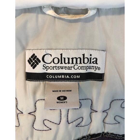 Columbia ladies hooded winter ski jacket purple & white size medium - Picture 11 of 16